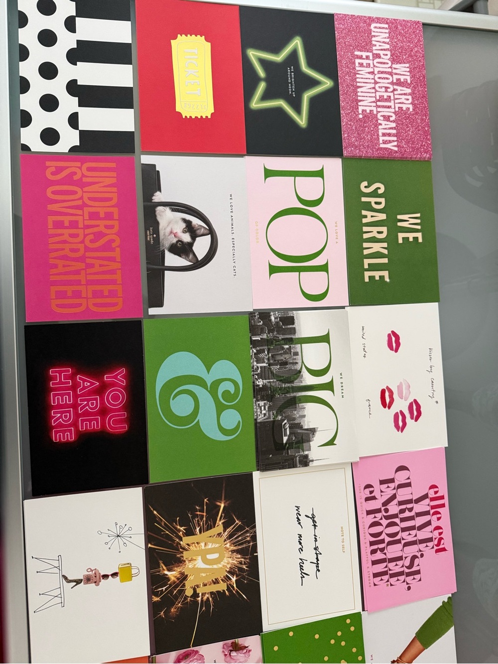 Kate Spade Postcards Assortment of 28 different cards.